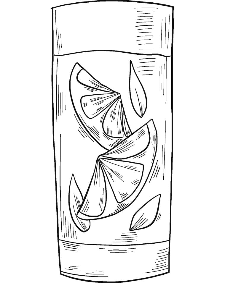 Desenho de Limonada para Imprimir Grátis