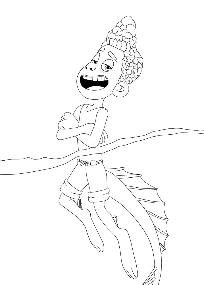 Desenho Alberto para Colorir