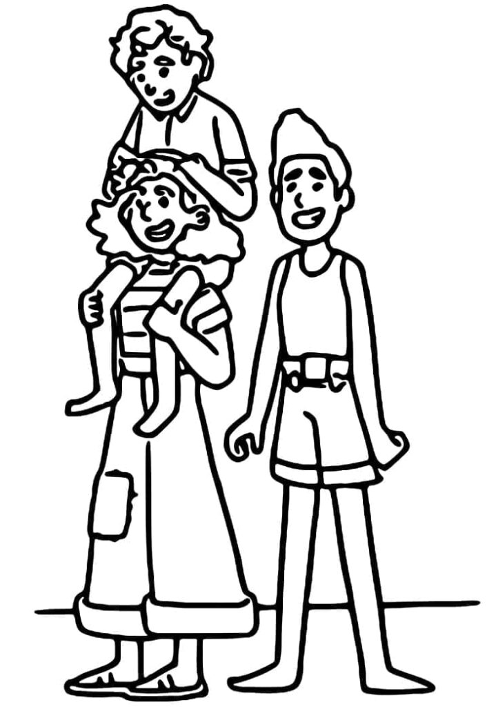 Desenho de Luca para Colorir Lápis de Cor