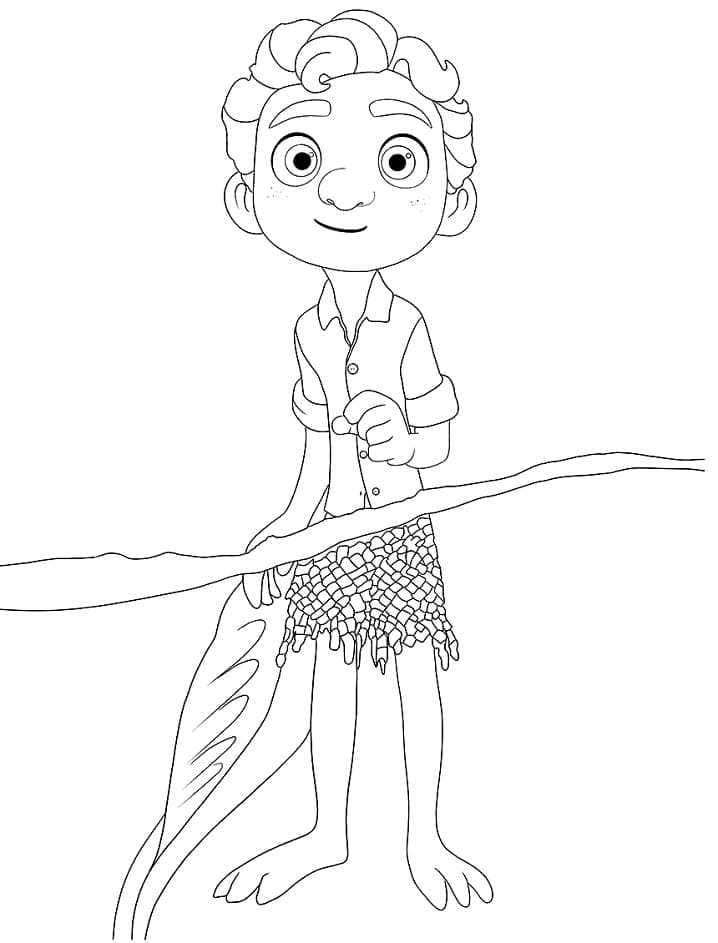 Desenho de Luca para Imprimir Grátis