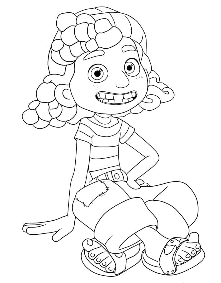 Desenho Giulia Marcovaldo para Colorir