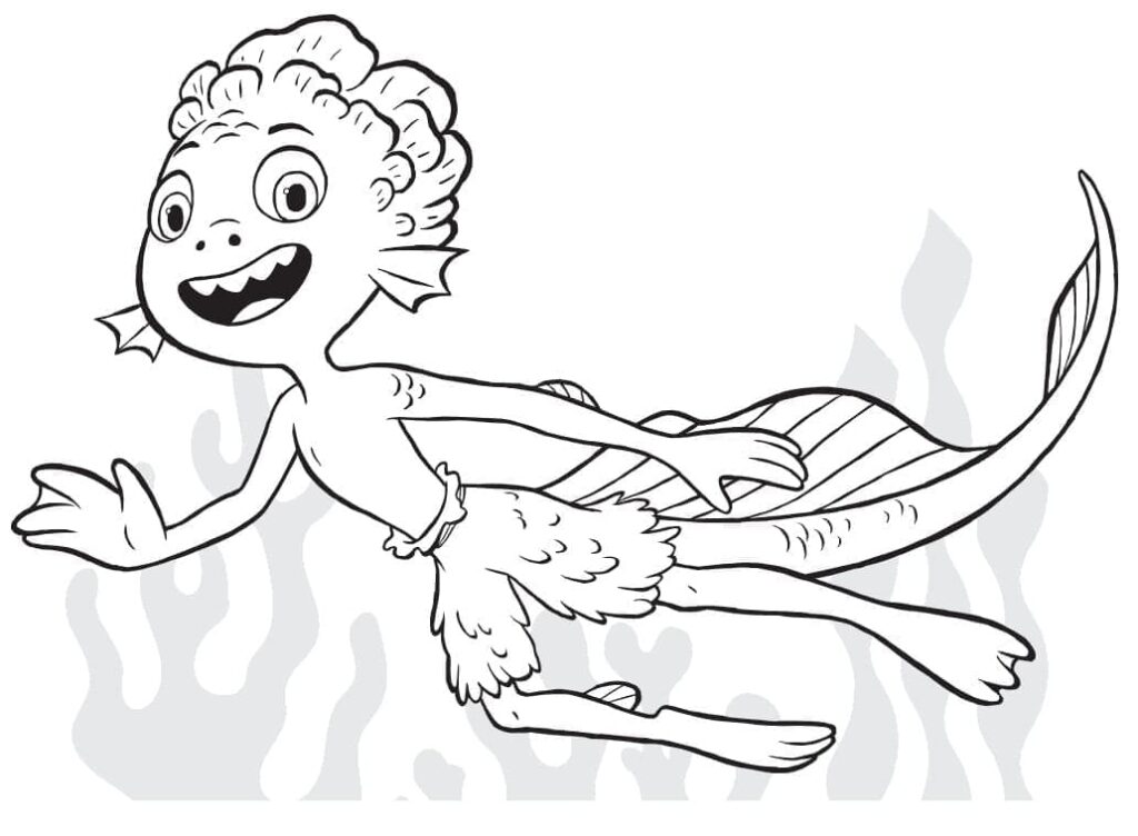 Desenho Imprimivel de Luca para Colorir