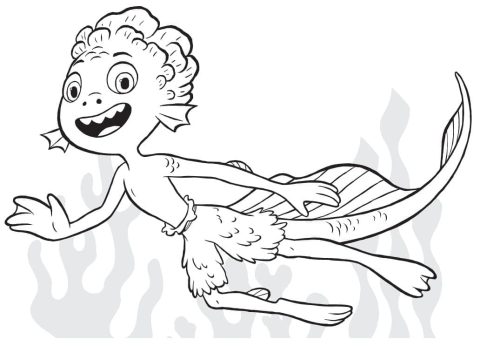 Desenho Imprimível de Luca para Colorir