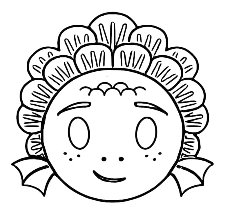 Desenho Luca Emoji para Colorir