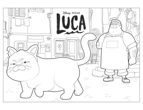 Desenho Machiavelli e Massimo para Colorir