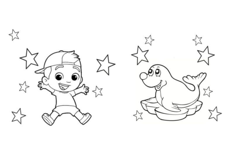 Desenho de Luccas Neto Grátis para Crianças para Colorir