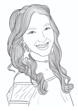 Desenho de Luluca adorável para Colorir