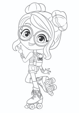 Desenho de Luluca para crianças para Colorir