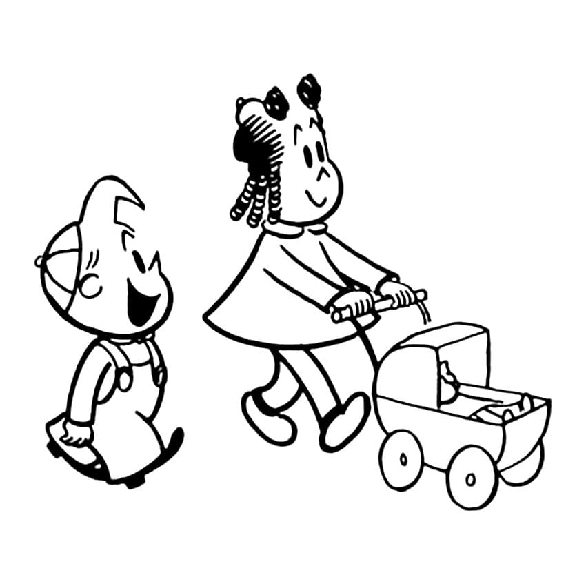 Desenhos de Luluzinha para Colorir