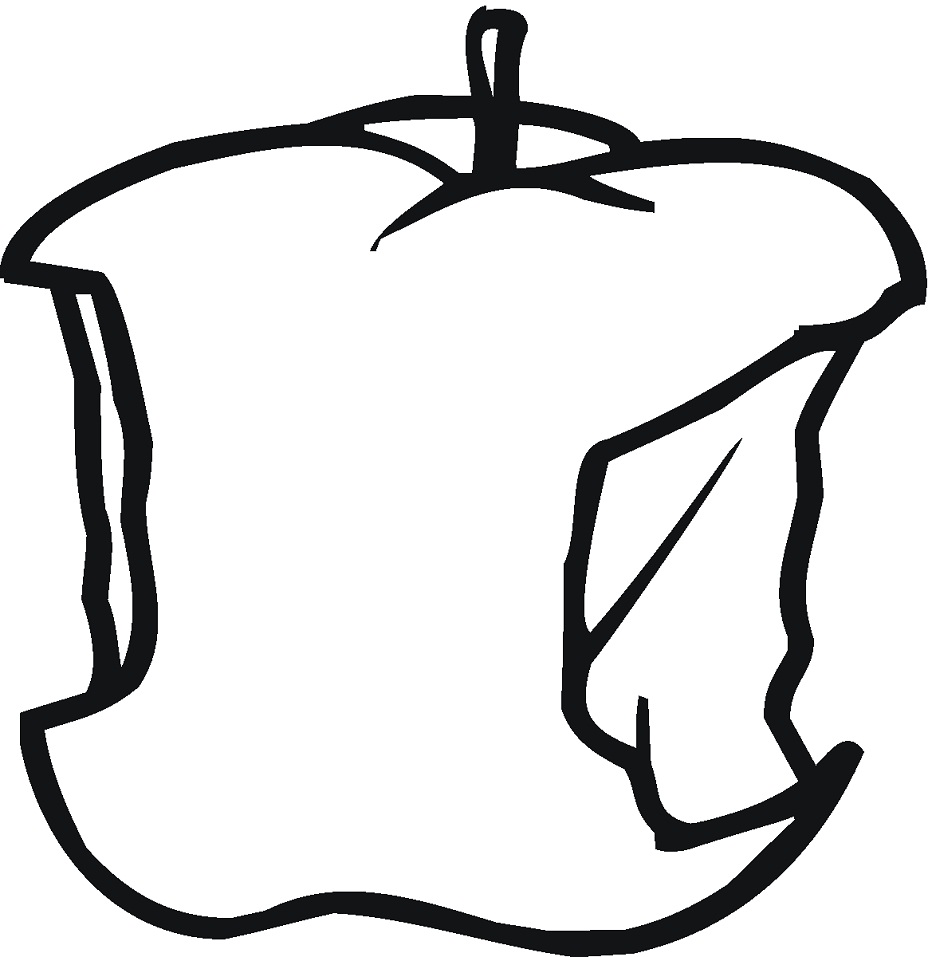 Desenho de Maçã para Imprimir Pdf