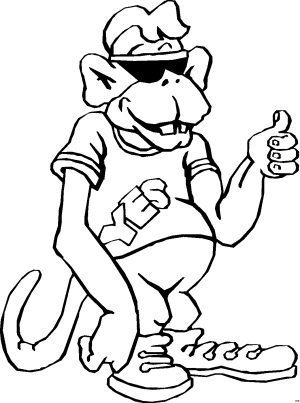 Desenhos de Macaco para Colorir