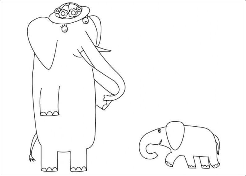 Desenho de Mãe Mirabelle para Imprimir Pdf
