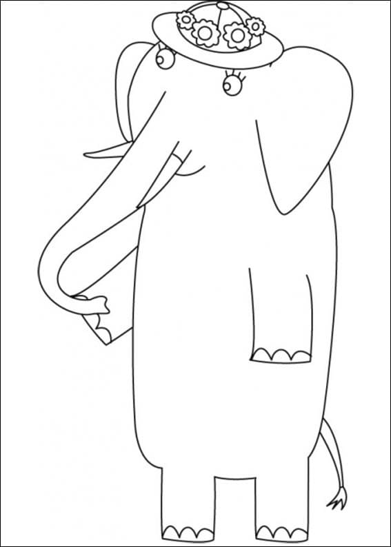Desenho Imprimivel de Mãe Mirabelle para Colorir