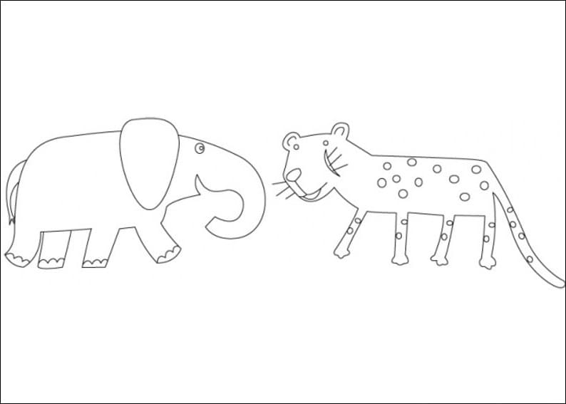 Desenho Max e Bo para Colorir