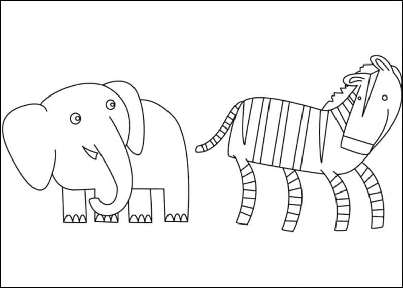 Desenho Max e Karla para Colorir