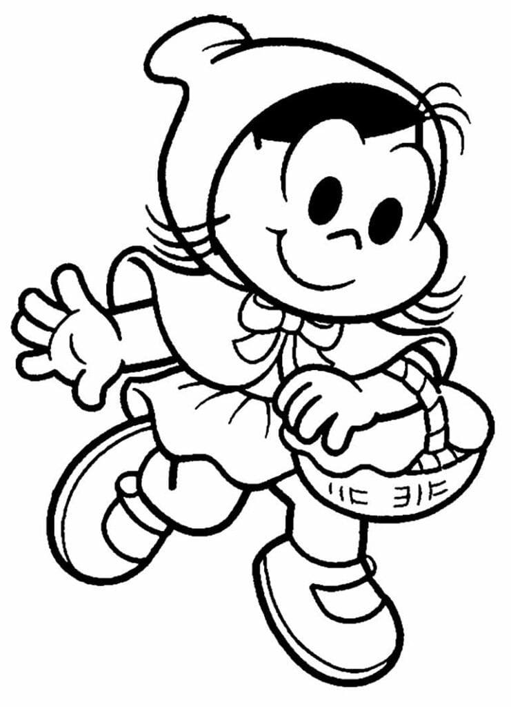 Desenho de Magali Adorável para Colorir