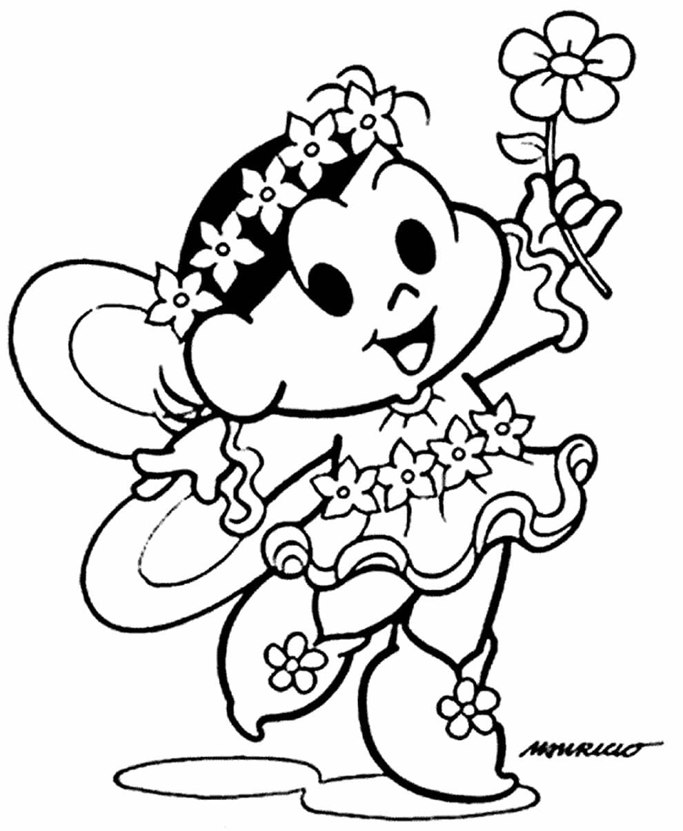 Desenho de Magali Fada para Colorir
