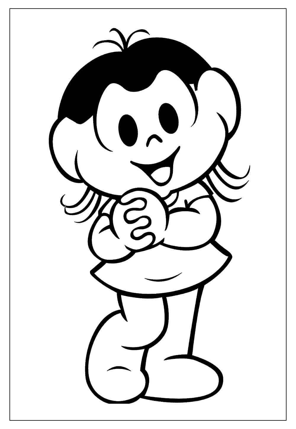 Desenho de Magali Fofa para Colorir