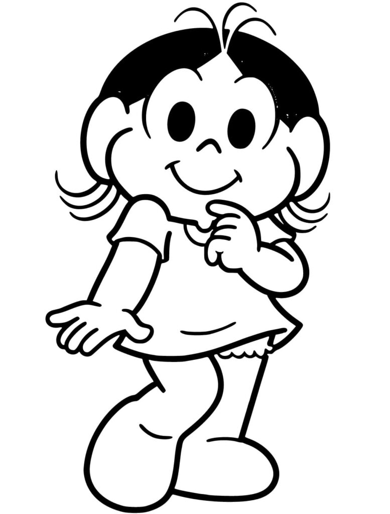 Desenho de Magali Grátis para Crianças para Colorir