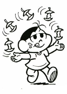 Desenho Magali de Turma da Mônica para Colorir