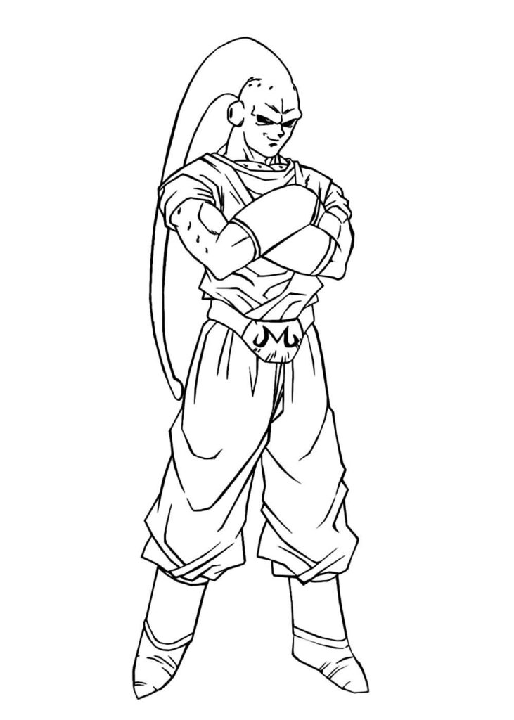 Desenho de Majin Boo para Colorir Download