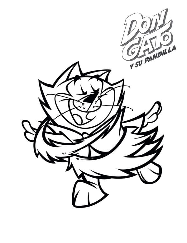 Desenho Benny de Mandá Chuva para Colorir