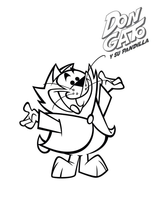 Desenho Imprimivel de Mandá Chuva para Colorir