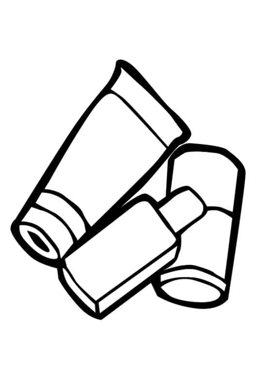 Desenho de Maquiagem 4 para Colorir