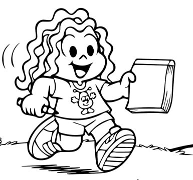 Desenho de Marina Turma da Mônica grátis para Colorir