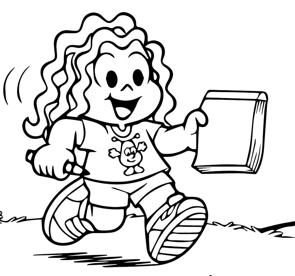 Desenho de Marina Turma da Monica Grátis para Colorir