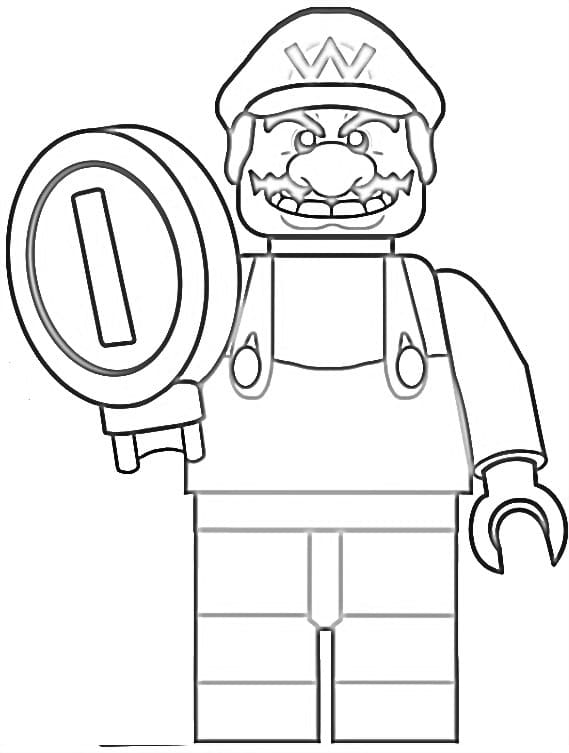 Desenho Lego Wario para Colorir