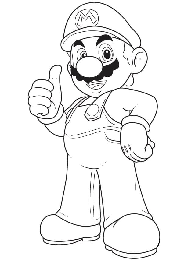 Desenho Pdf do Mário World