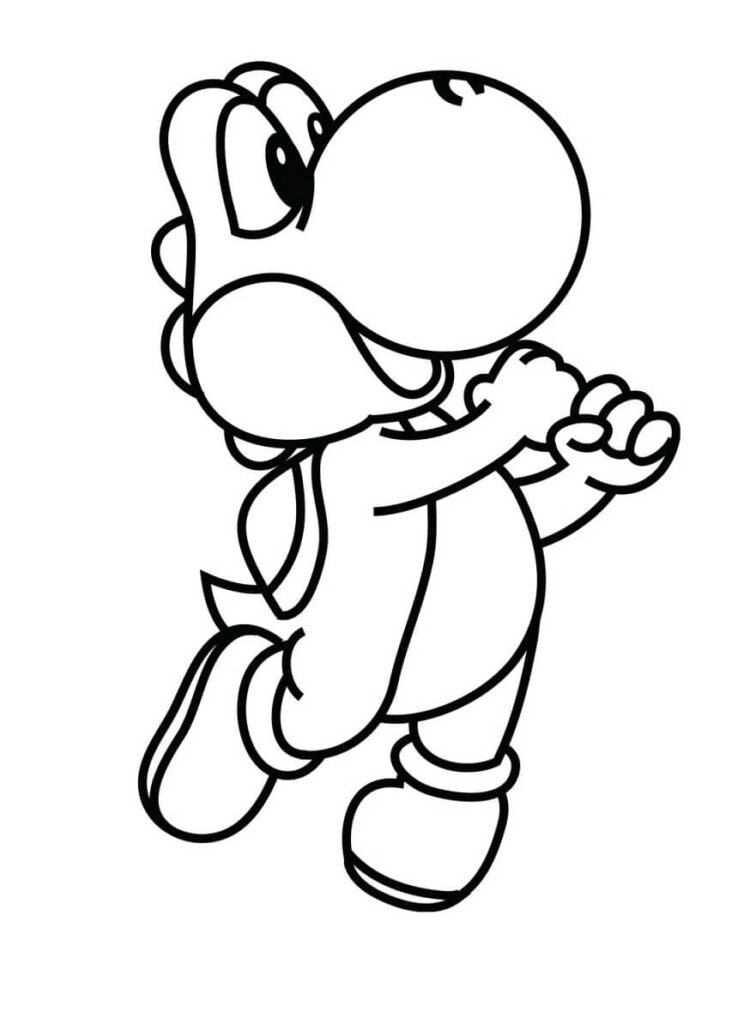 Desenho Yoshi para Colorir