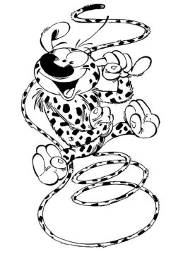 Desenho de Marsupilami para Imprimir Pdf