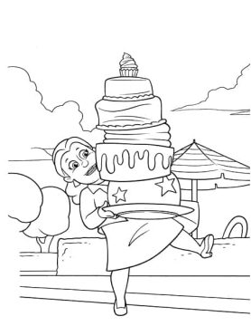 Desenho de Mayor Goodway Patrulha Canina para Colorir Baixar