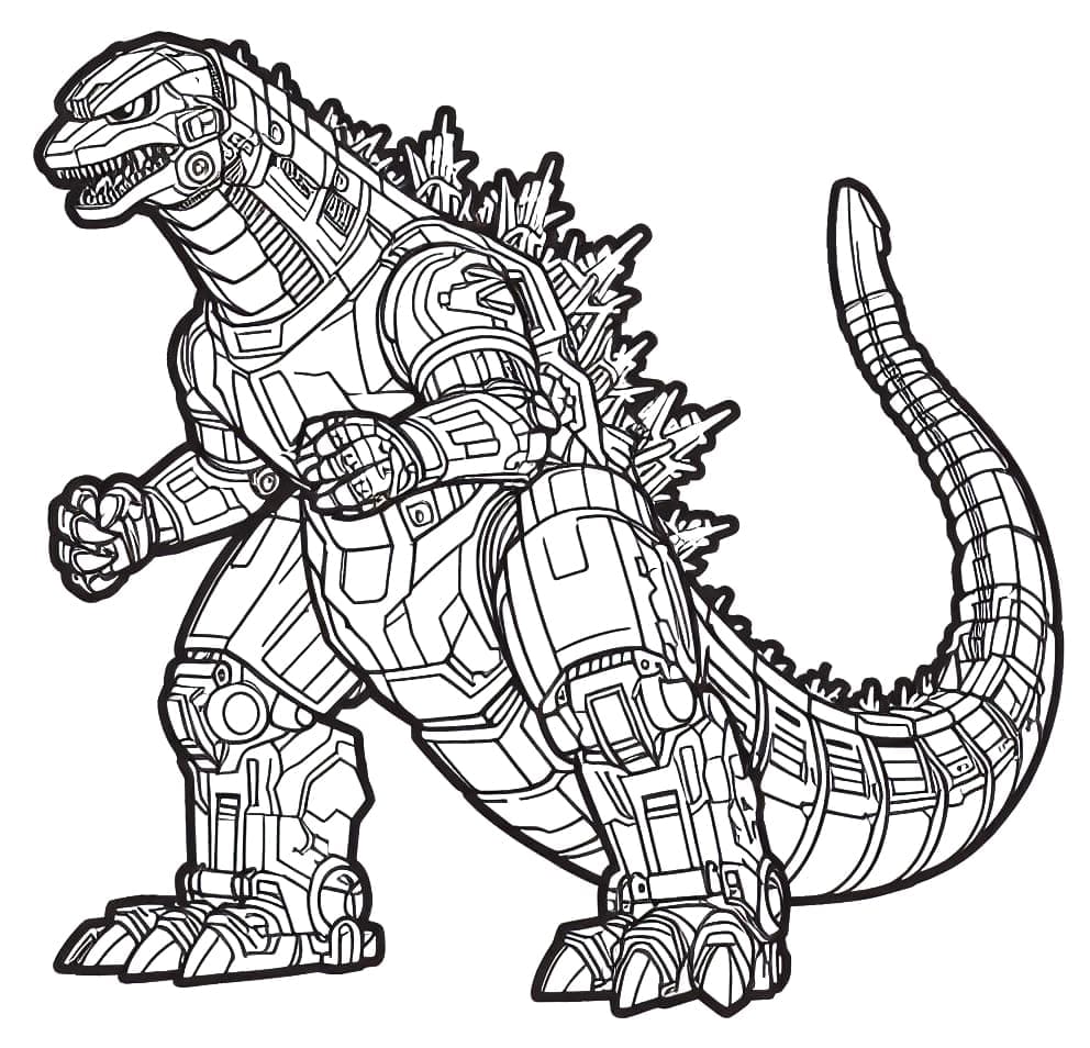 Desenhos de Mechagodzilla para Colorir