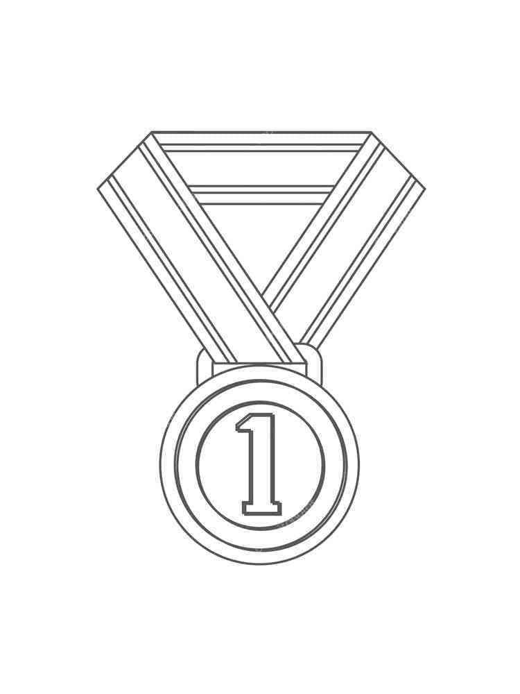 Desenhos de Medalha para Colorir
