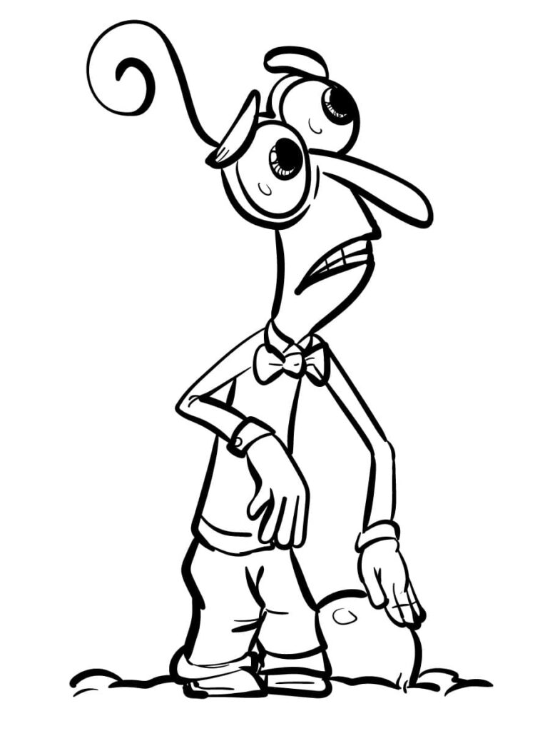Desenho de Foto de Medo para Colorir