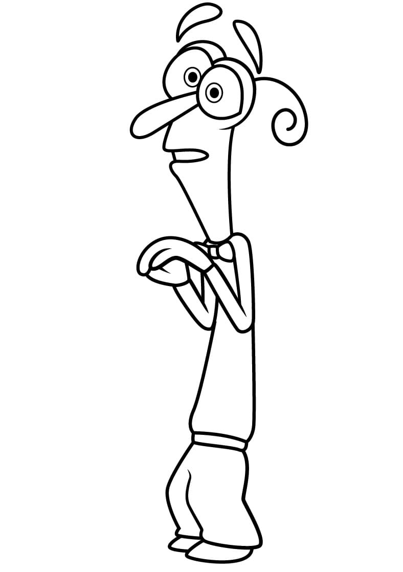 Desenho de Medo Imprimivel Grátis para Crianças para Colorir