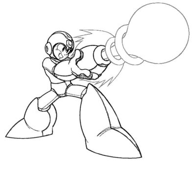 Desenho Mega Man X para Colorir