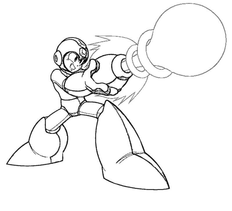 Desenhos de Mega Man para Colorir