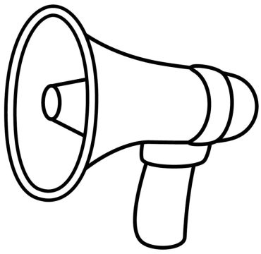 Desenho de Megafone