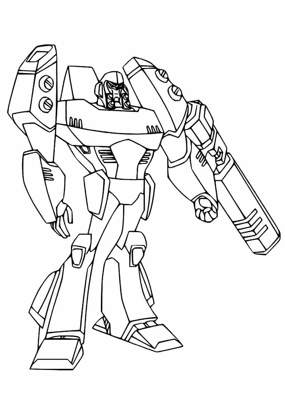 Desenho de Megatron Transformers para Colorir Download