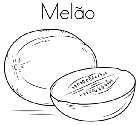 Desenho de Melão Desenho Infantil