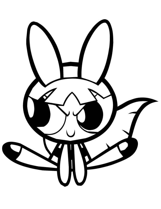 Baixar Desenho Pdf de Florzinha Meninas Superpoderosas para Pintar com Giz