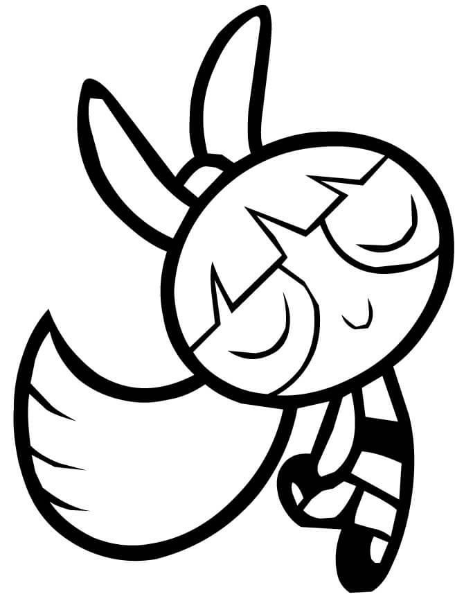 Desenho da Florzinha Meninas Superpoderosas para Imprimir