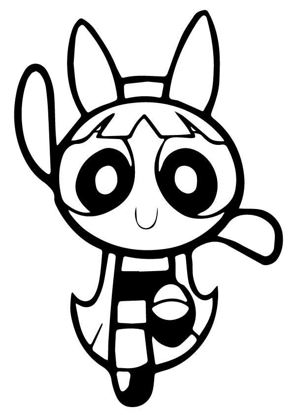 Desenho de Florzinha Meninas Superpoderosas para Colorir Grátis