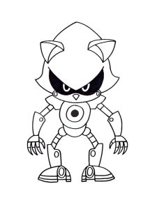 Metal Sonic para Colorir