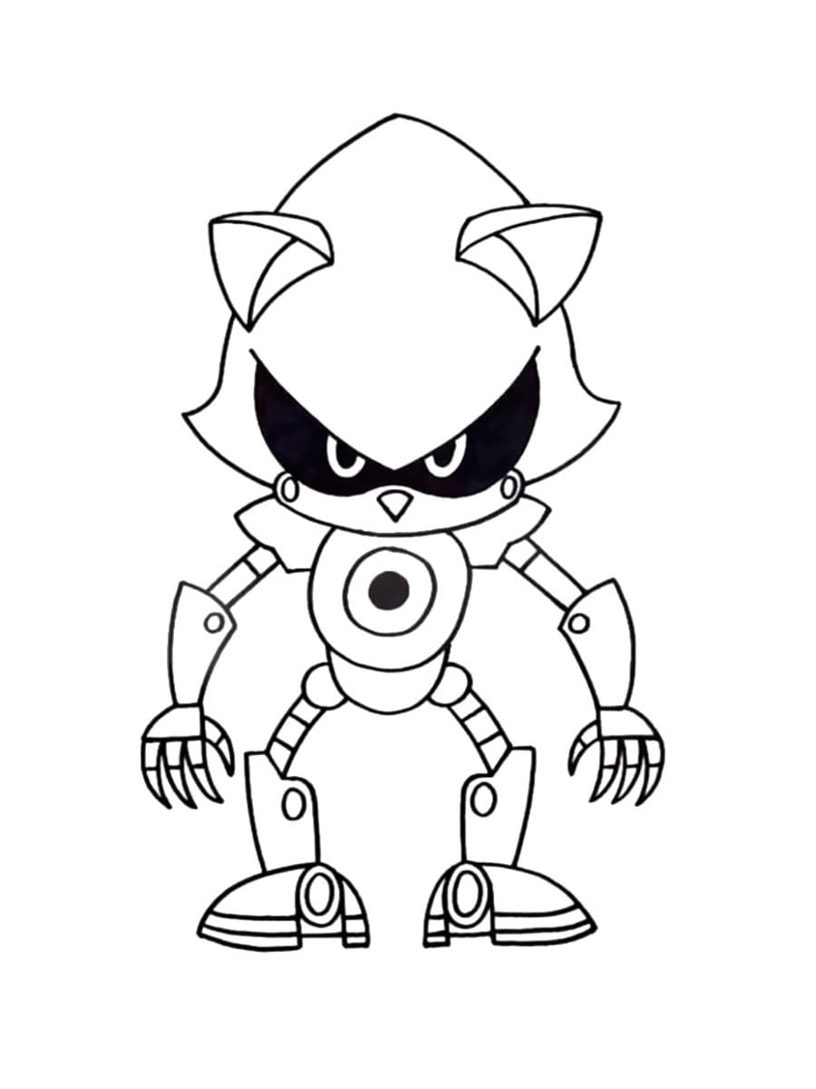 Desenhos de Metal Sonic para Colorir