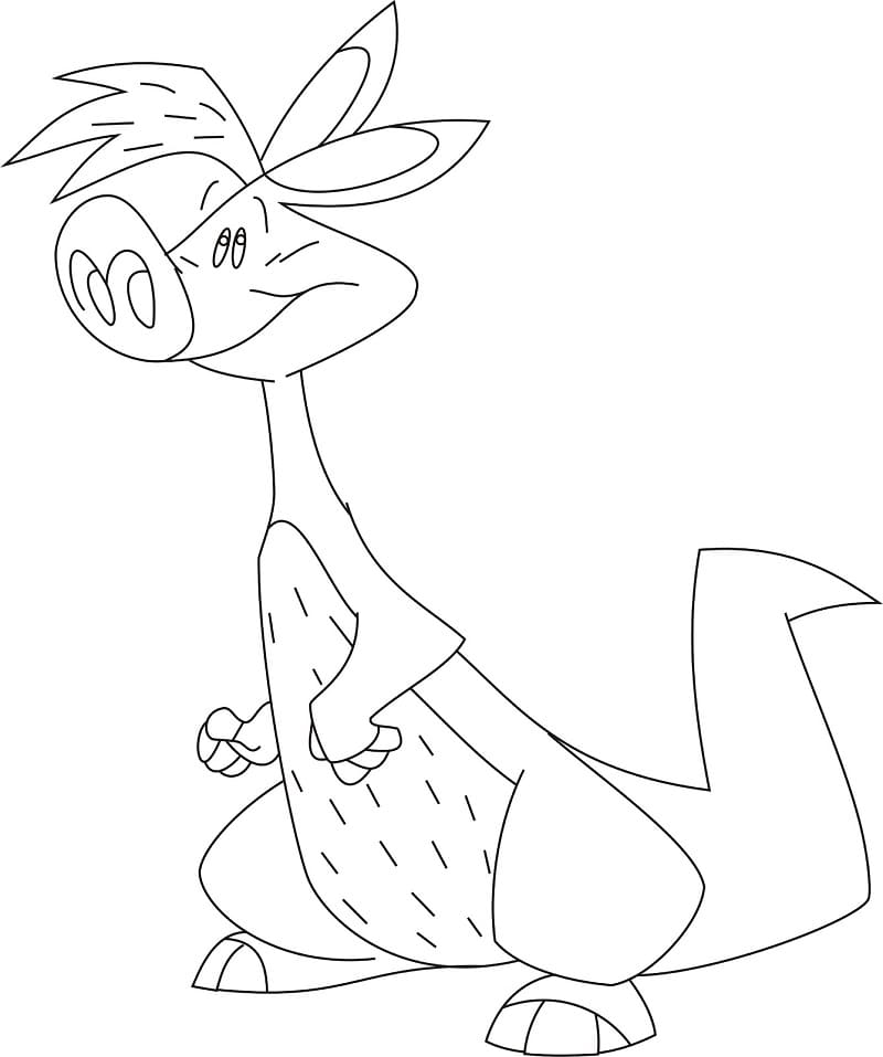 Desenho Bongo de Meu Amigaozao para Colorir